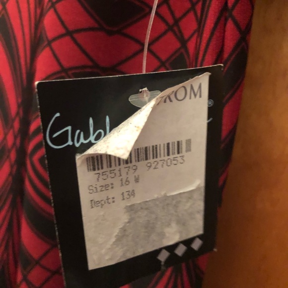 Gabby Skye NWT Graphic Dress Size 16 - Picture 4 of 6